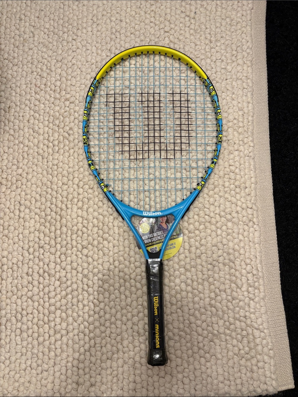 Wilson US Open & Minions Junior Tennis Racket 23” (3 5/8")